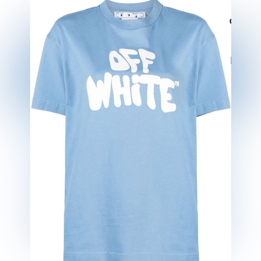 Off-White Blue Short Sleeve Tee
